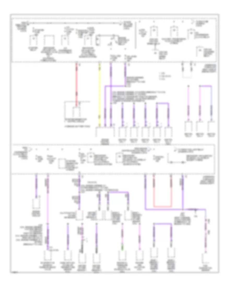 Power Distribution Wiring Diagram 3 of 6 for Chevrolet Impala LTZ 2014