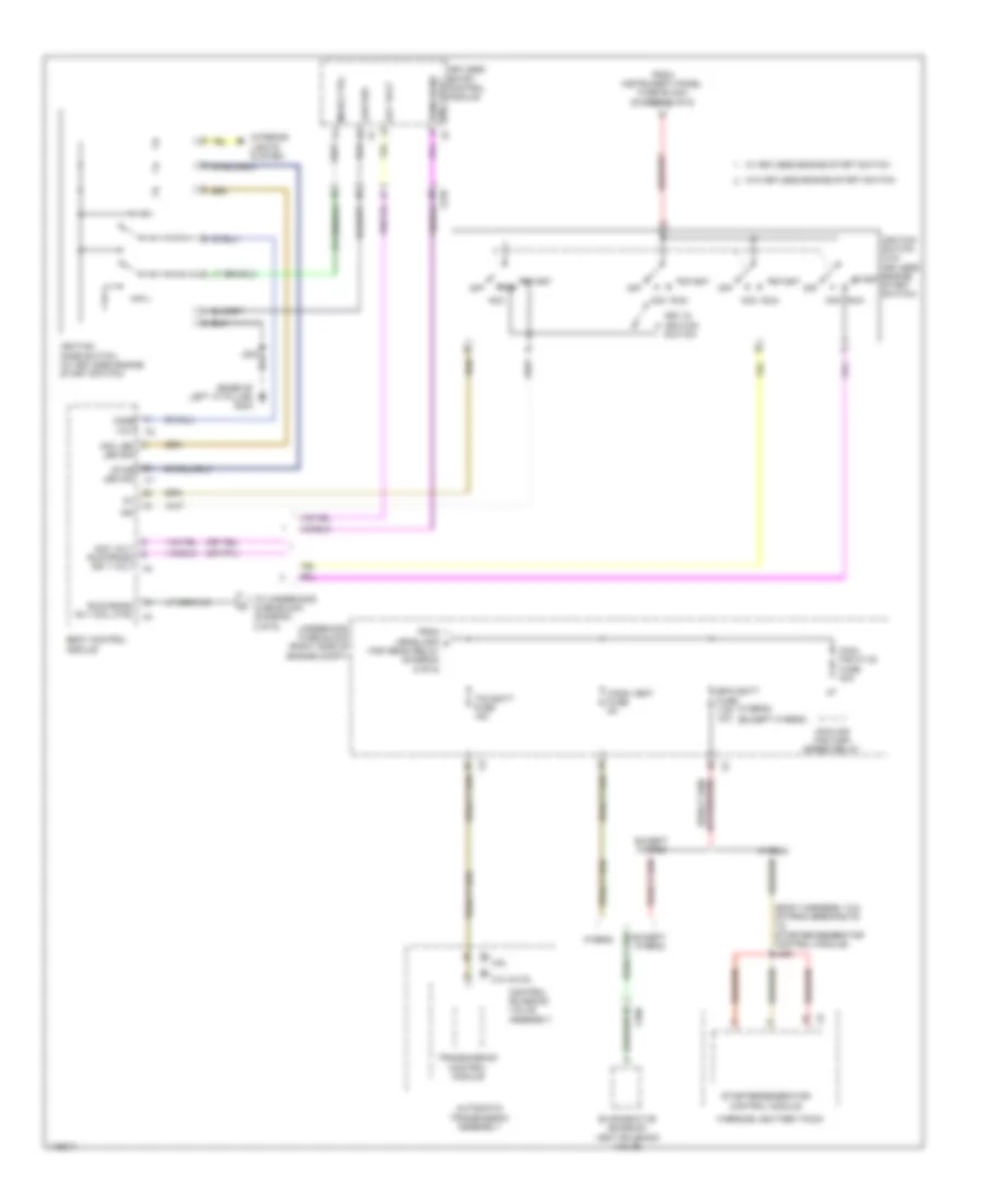 Power Distribution Wiring Diagram 6 of 6 for Chevrolet Impala LTZ 2014