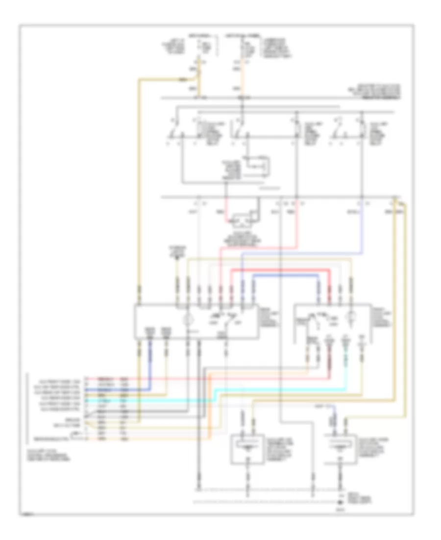 Manual A C Wiring Diagram Rear with Heat  A C for Chevrolet Suburban K2004 1500