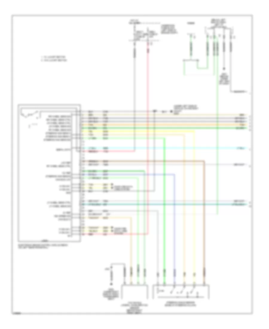 Anti-lock Brakes Wiring Diagram, without JD9 (1 of 2) for Chevrolet Suburban C1500 2008