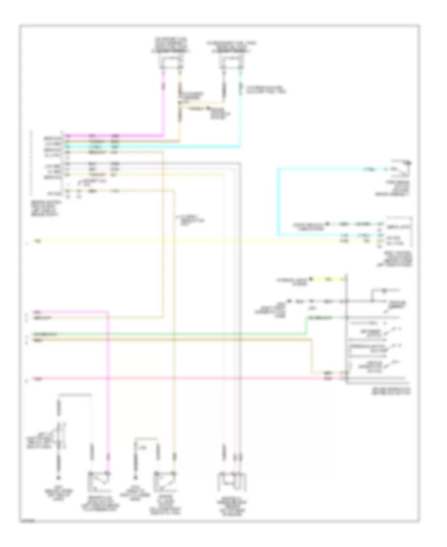 Instrument Cluster Wiring Diagram 2 of 2 for Chevrolet Suburban C2008 1500