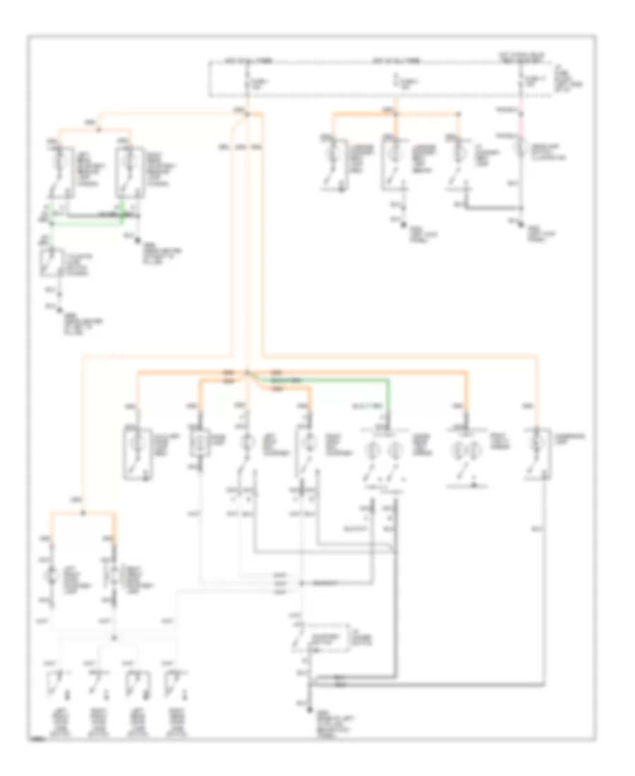 Courtesy Lamp Wiring Diagram for Chevrolet Caprice 1993