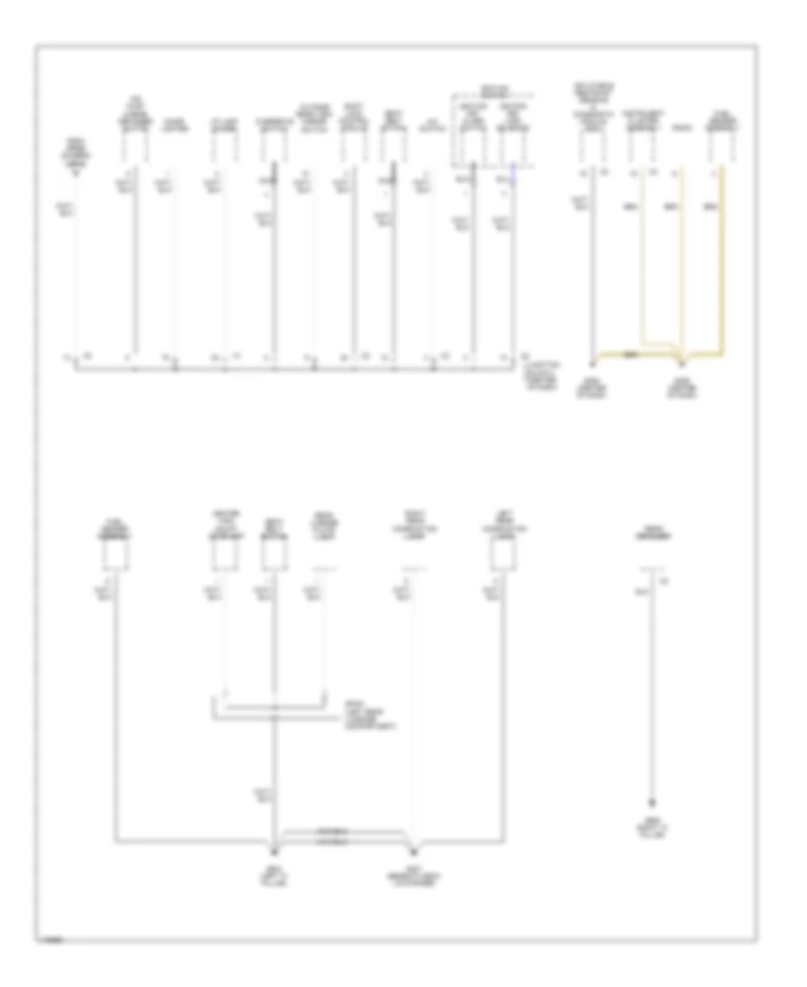 Ground Distribution Wiring Diagram 3 of 3 for Chevrolet Prizm LSi 2001