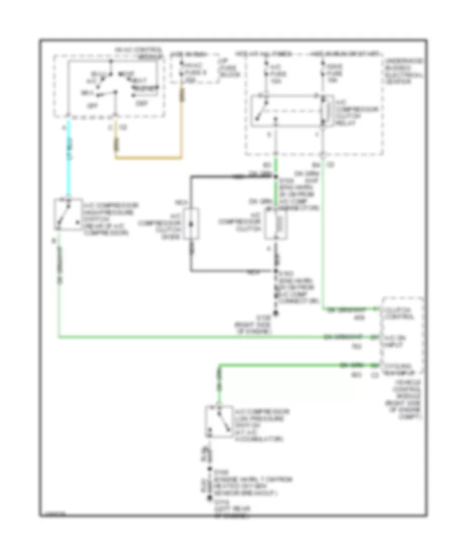 Compressor Wiring Diagram Manual A C for Chevrolet Blazer 1998