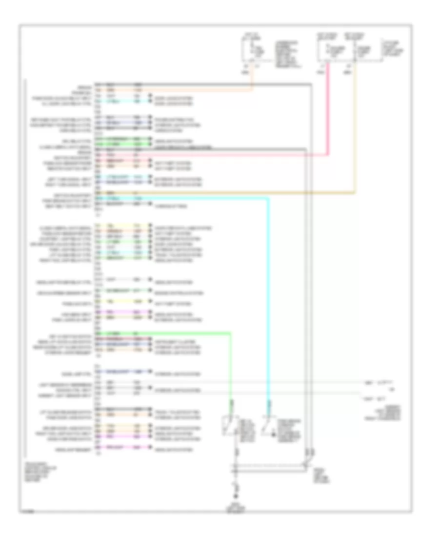 Body Computer Wiring Diagrams for Chevrolet Blazer 1998