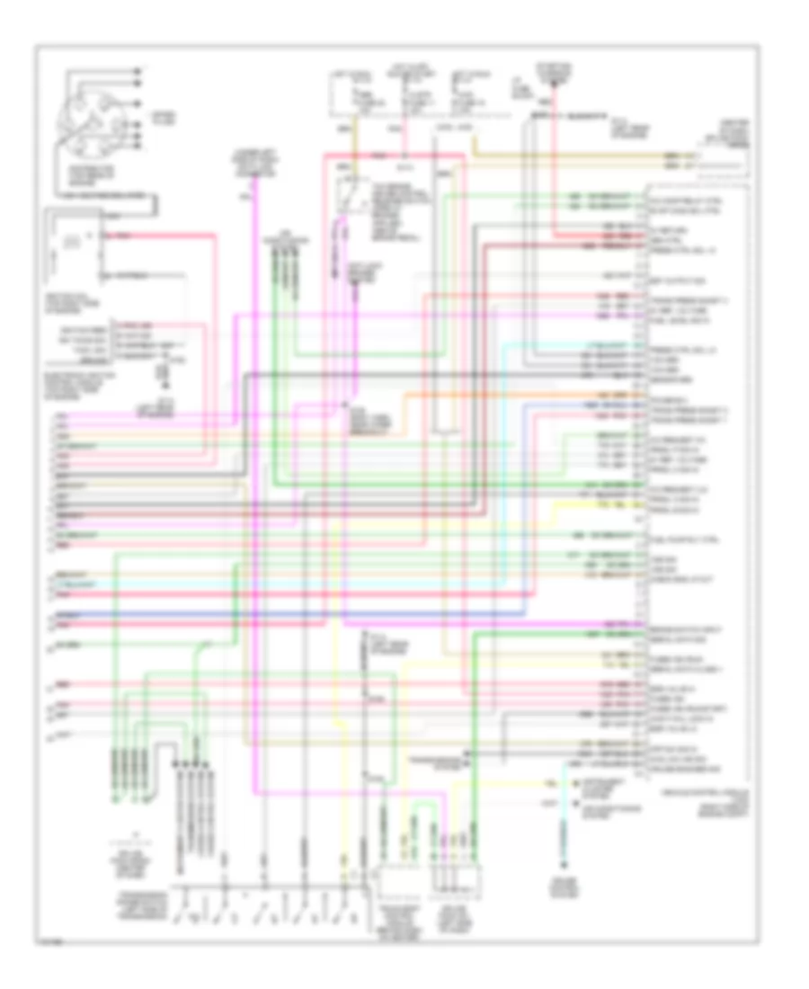 4.3L (VIN W), Engine Performance Wiring Diagrams (4 of 4) for Chevrolet Blazer 1998