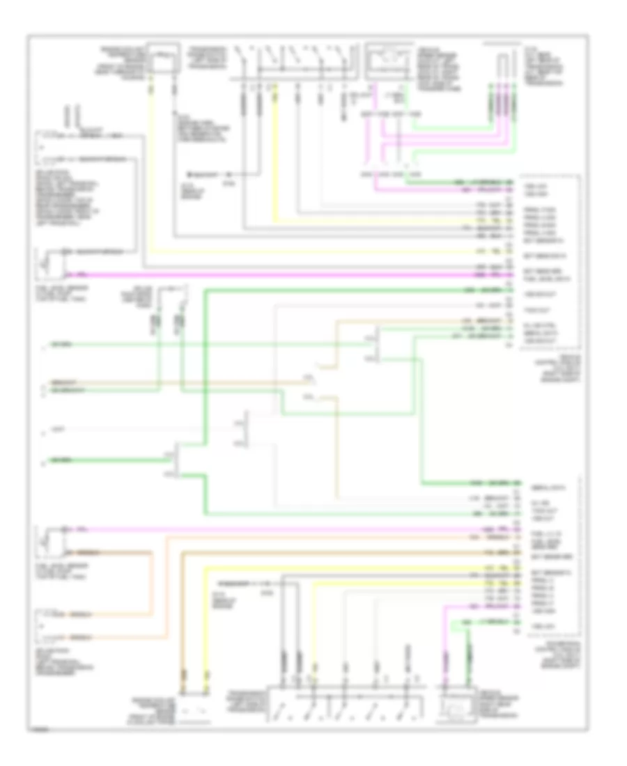 Instrument Cluster Wiring Diagram 2 of 2 for Chevrolet Blazer 1998