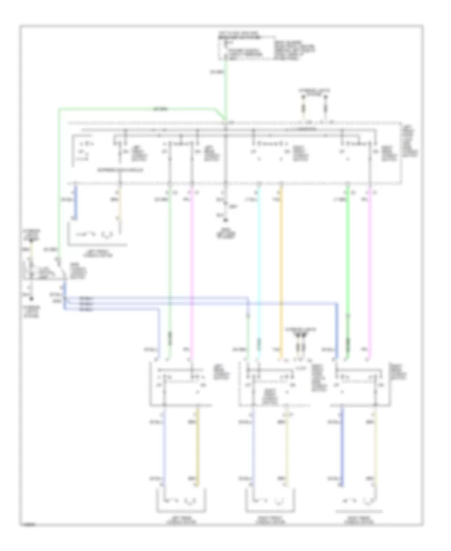 Power Window Wiring Diagram 4 Door for Chevrolet Blazer 1998