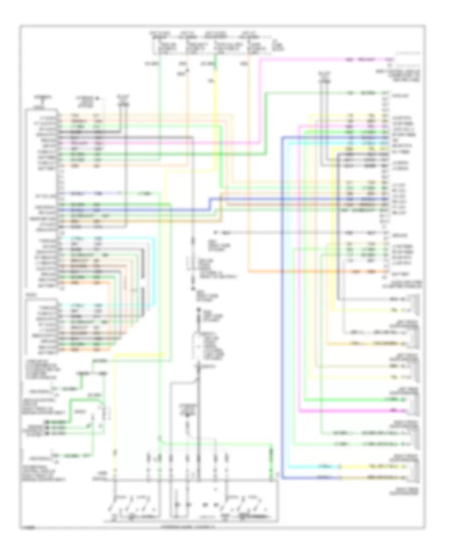 Radio Wiring Diagrams with Amplifier for Chevrolet Blazer 1998