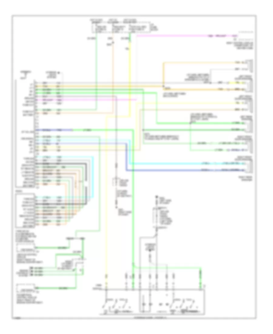 Radio Wiring Diagrams, without Amplifier for Chevrolet Blazer 1998