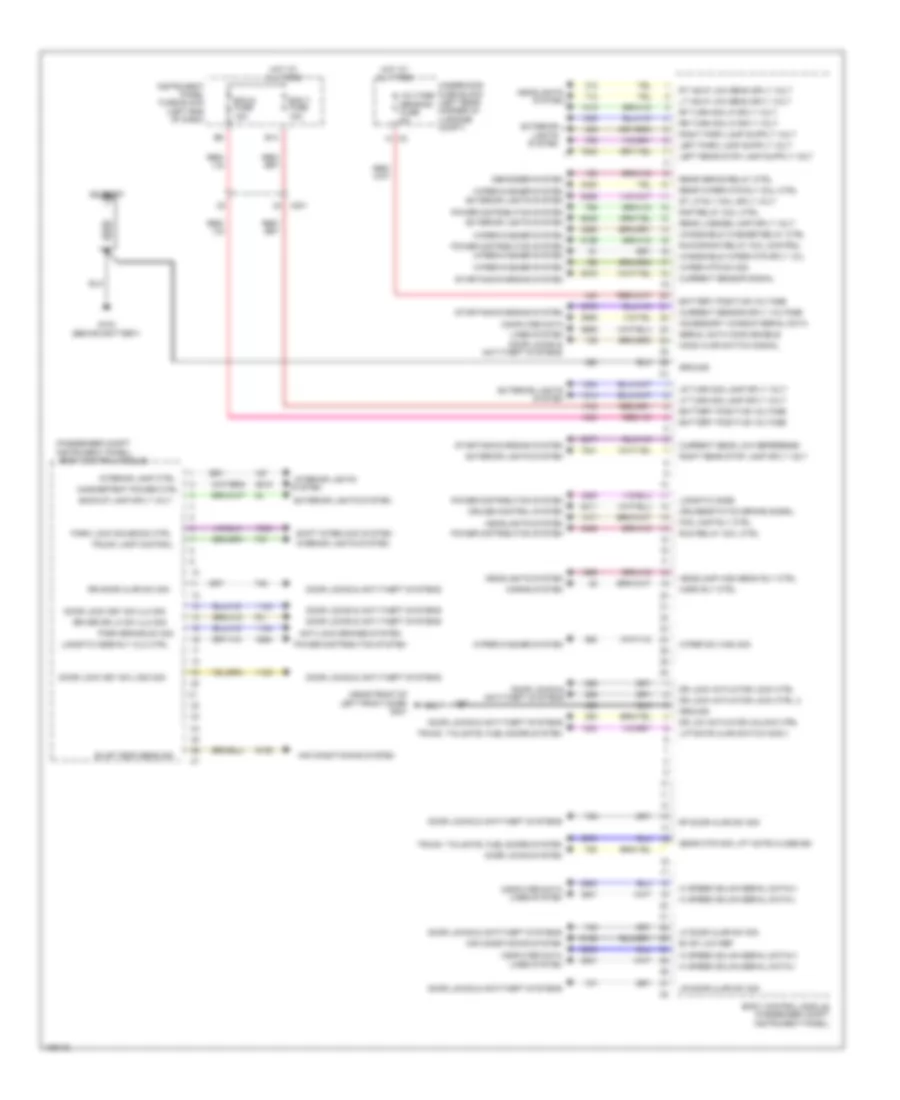 Body Control Modules Wiring Diagram 2 of 2 for Chevrolet Spark LS 2013