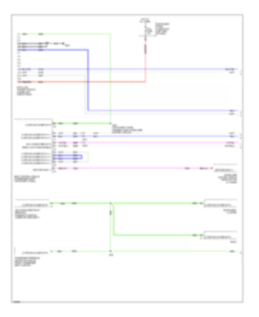 Computer Data Lines Wiring Diagram 1 of 2 for Chevrolet Spark LS 2013