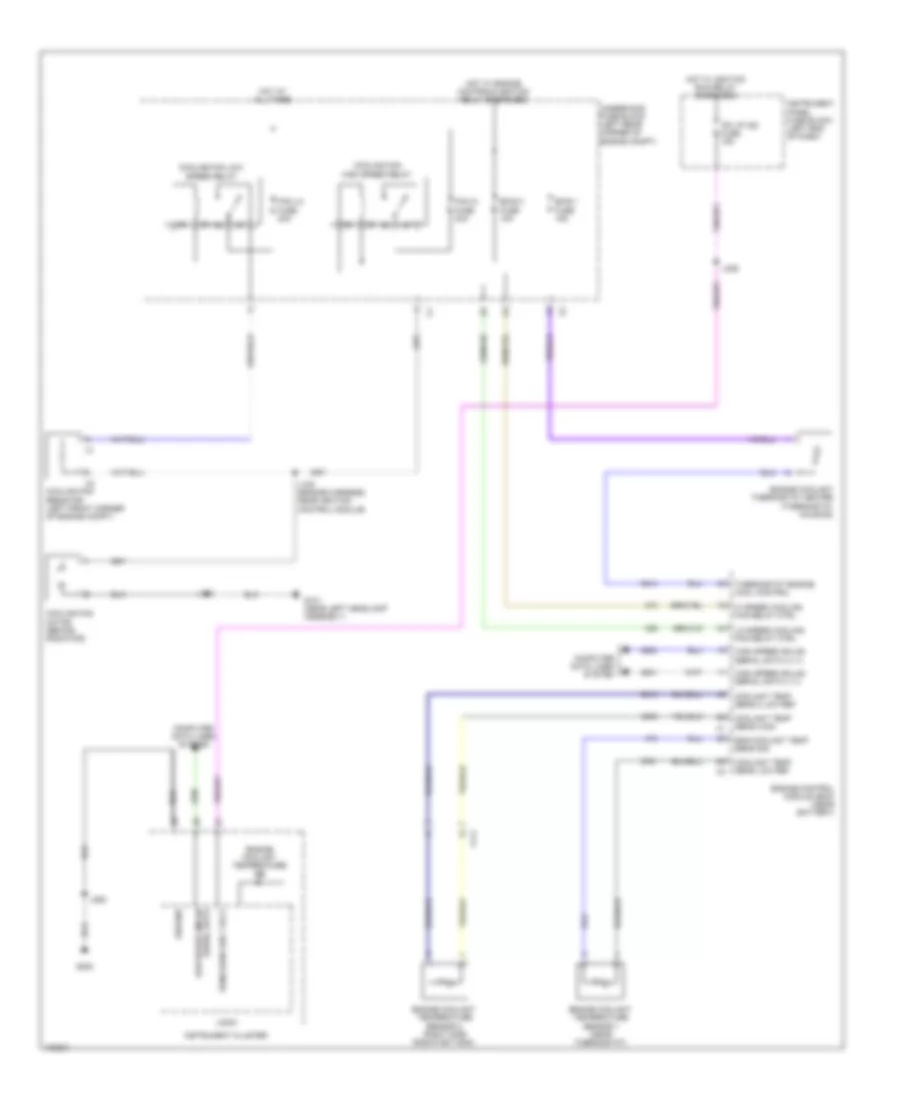 Cooling Fan Wiring Diagram for Chevrolet Spark LS 2013