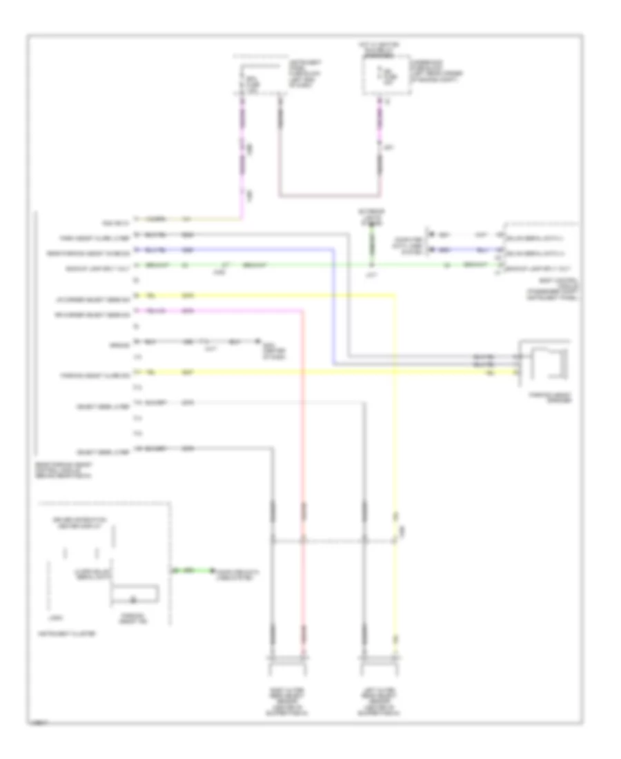 Navigation Wiring Diagram for Chevrolet Spark LS 2013