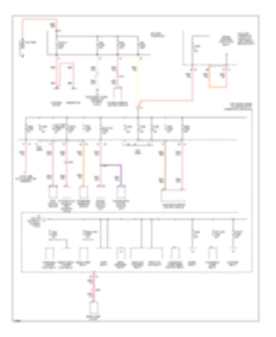 Power Distribution Wiring Diagram 1 of 5 for Chevrolet Spark LS 2013