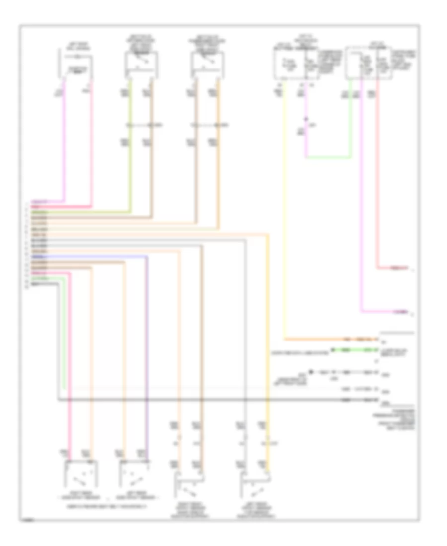 Supplemental Restraints Wiring Diagram (2 of 3) for Chevrolet Spark LS 2013