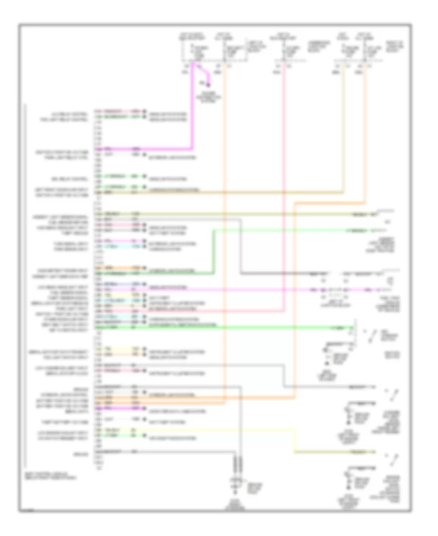 Body Computer Wiring Diagrams for Chevrolet Malibu LS 1999