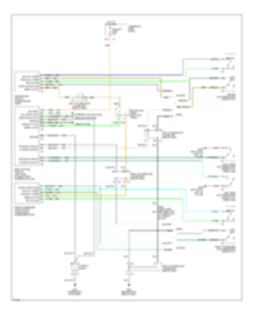 Forced Entry Wiring Diagram for Chevrolet Silverado HD 2003 1500