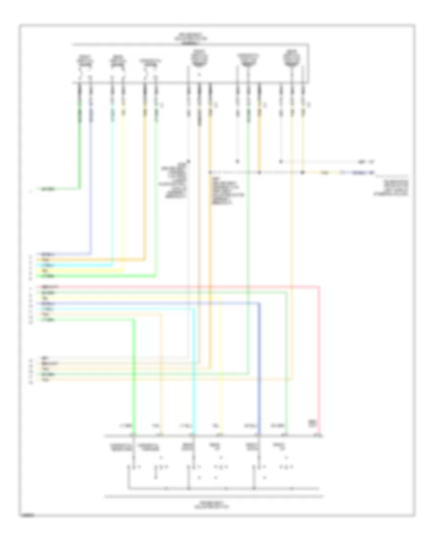 Drivers Memory Seat Wiring Diagram (2 of 2) for Chevrolet Corvette 2007
