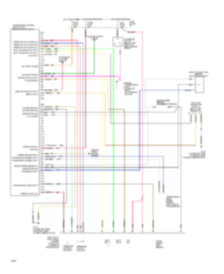 6 2L VIN J Transmission Wiring Diagram 4L80 E for Chevrolet Sportvan G10 1993