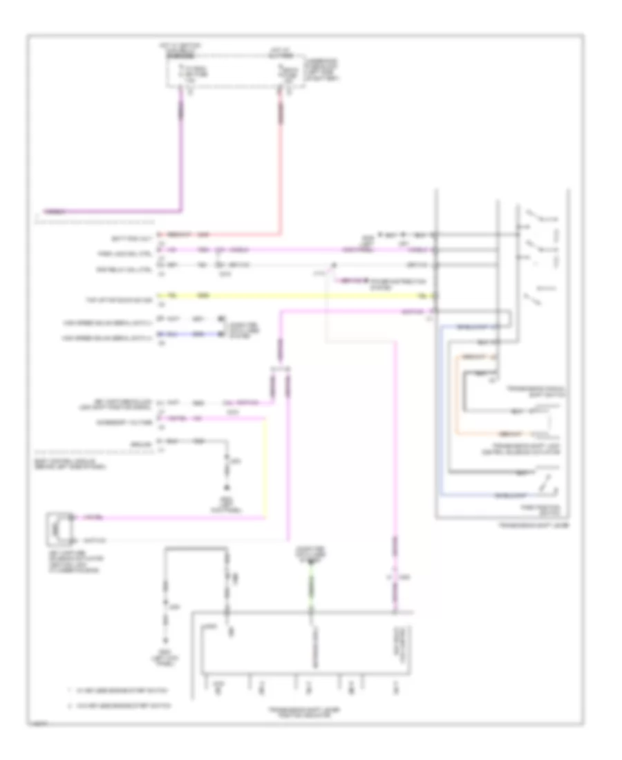 2.0L VIN X, Transmission Wiring Diagram (2 of 2) for Chevrolet Malibu Eco 2014