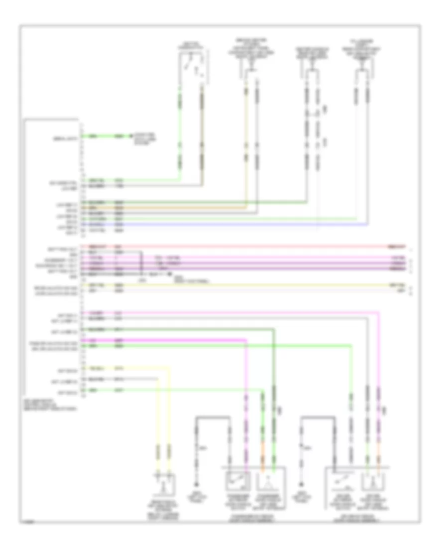Forced Entry Wiring Diagram with Passive Keyless Entry 1 of 4 for Chevrolet Malibu Eco 2014