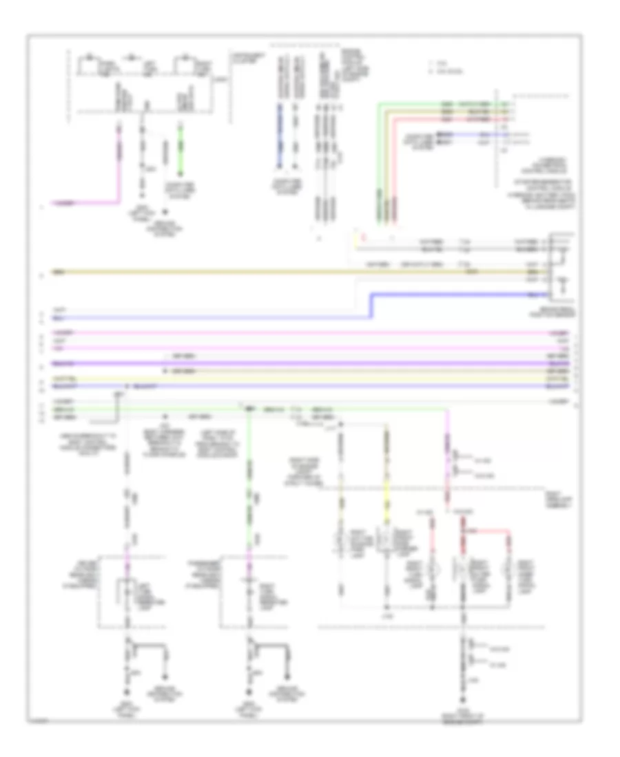 Exterior Lamps Wiring Diagram (2 of 3) for Chevrolet Malibu Eco 2014