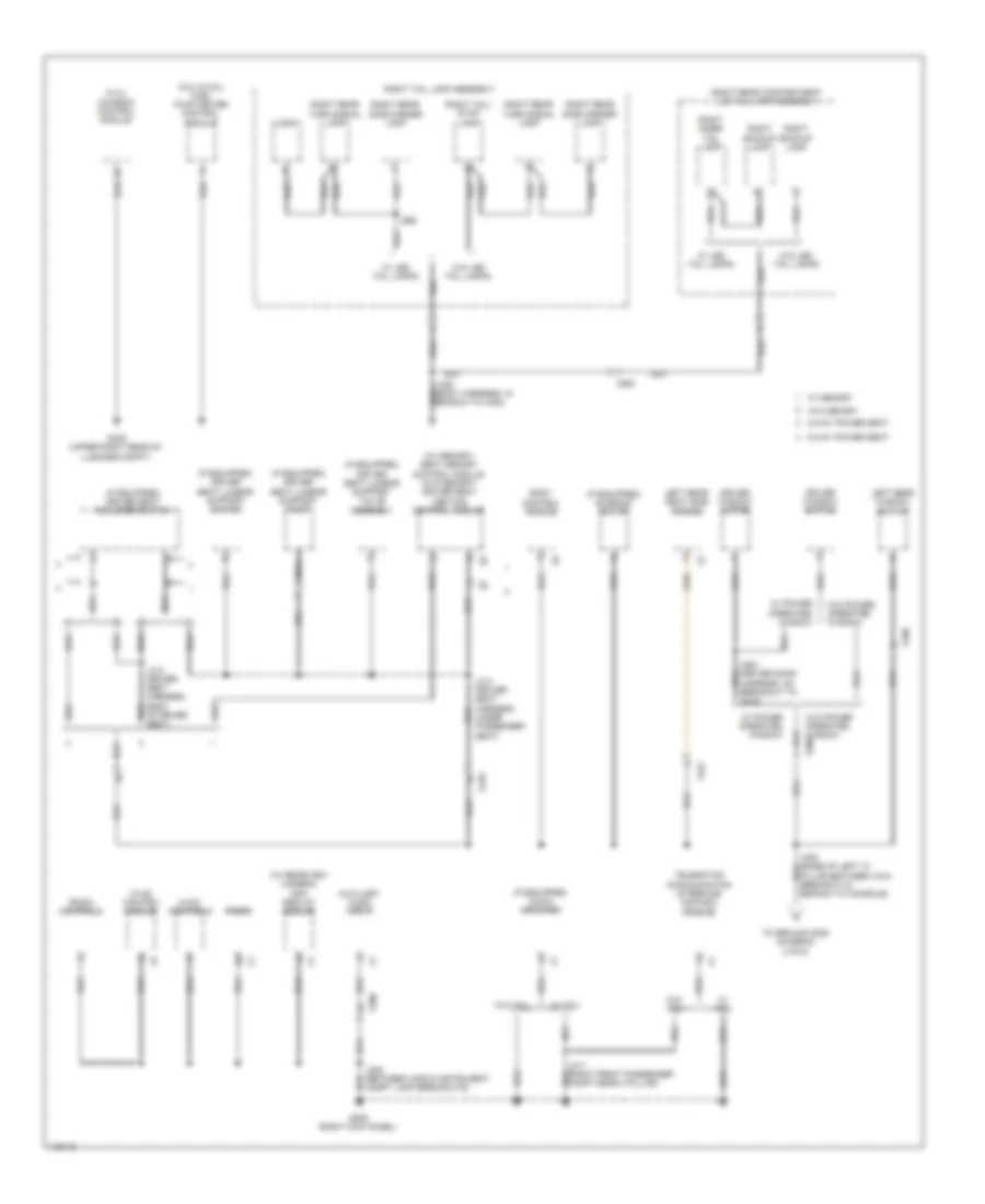 Ground Distribution Wiring Diagram (5 of 6) for Chevrolet Malibu Eco 2014