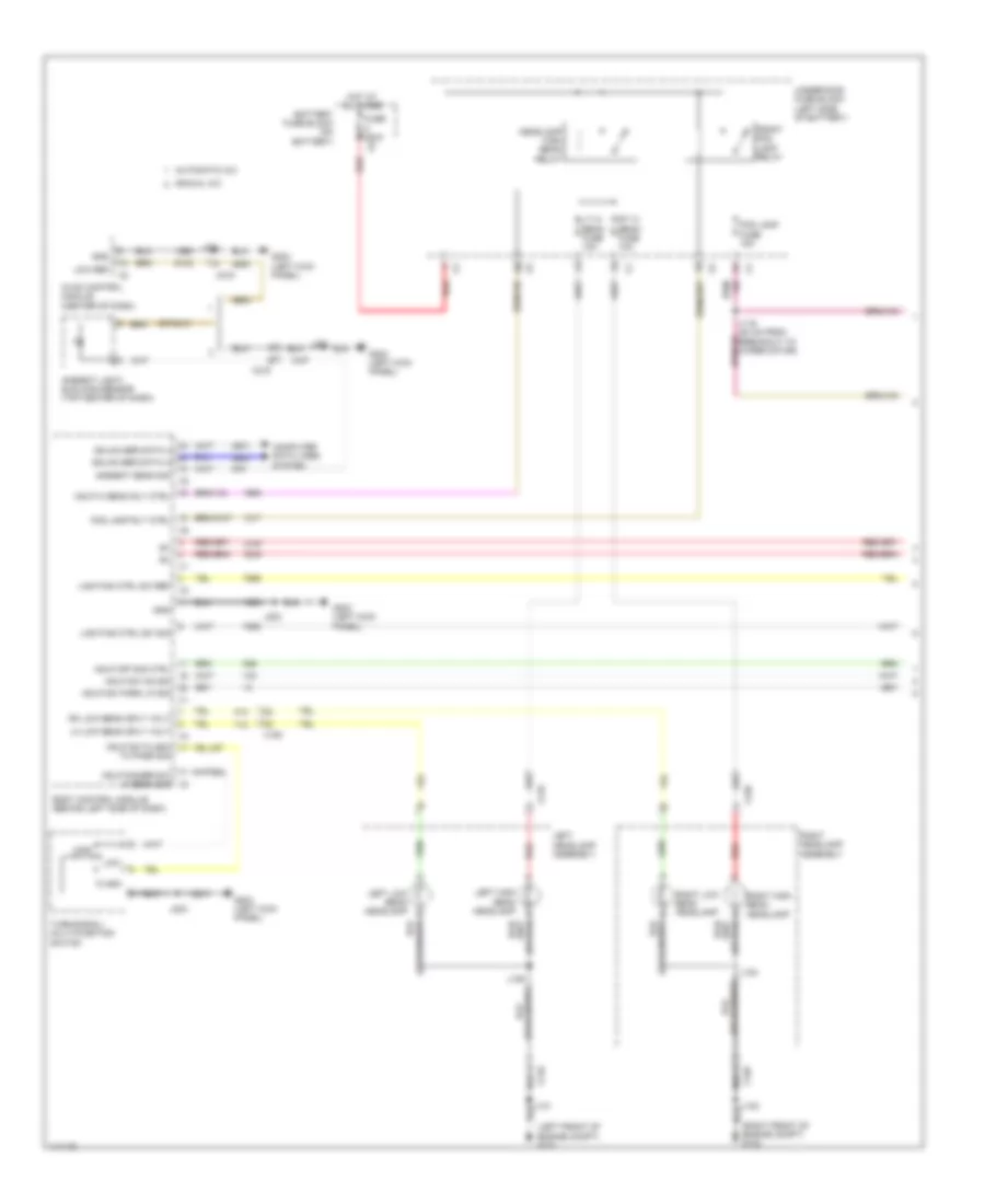 Headlights Wiring Diagram, without High Intensity Discharge (1 of 2) for Chevrolet Malibu Eco 2014