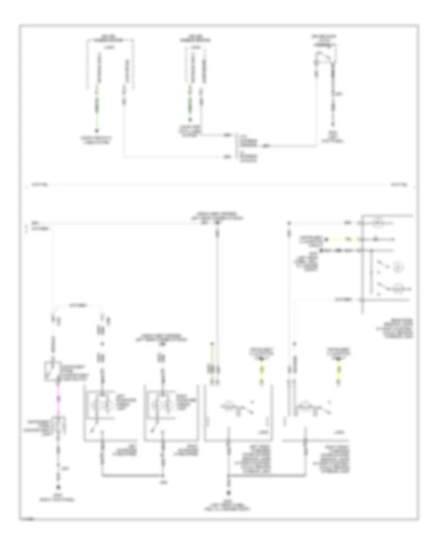 Courtesy Lamps Wiring Diagram (2 of 3) for Chevrolet Malibu Eco 2014
