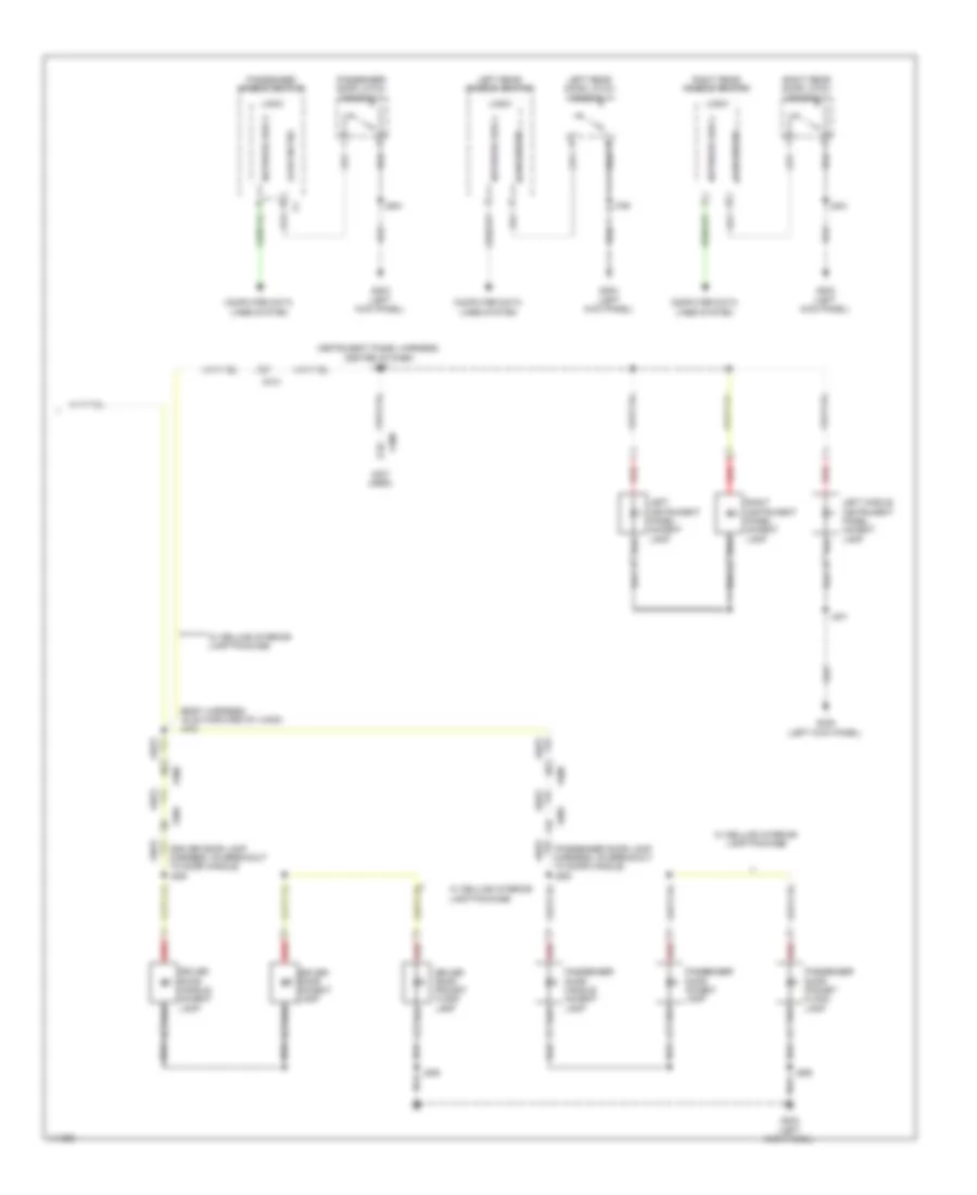 Courtesy Lamps Wiring Diagram (3 of 3) for Chevrolet Malibu Eco 2014