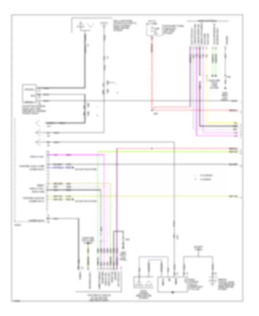 Navigation Wiring Diagram with Amplifier 1 of 4 for Chevrolet Malibu Eco 2014