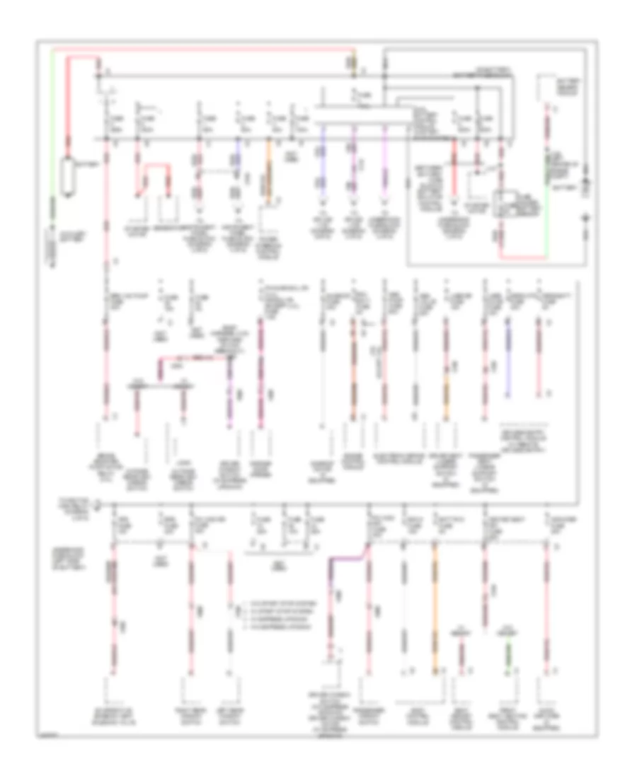 Power Distribution Wiring Diagram 1 of 6 for Chevrolet Malibu Eco 2014