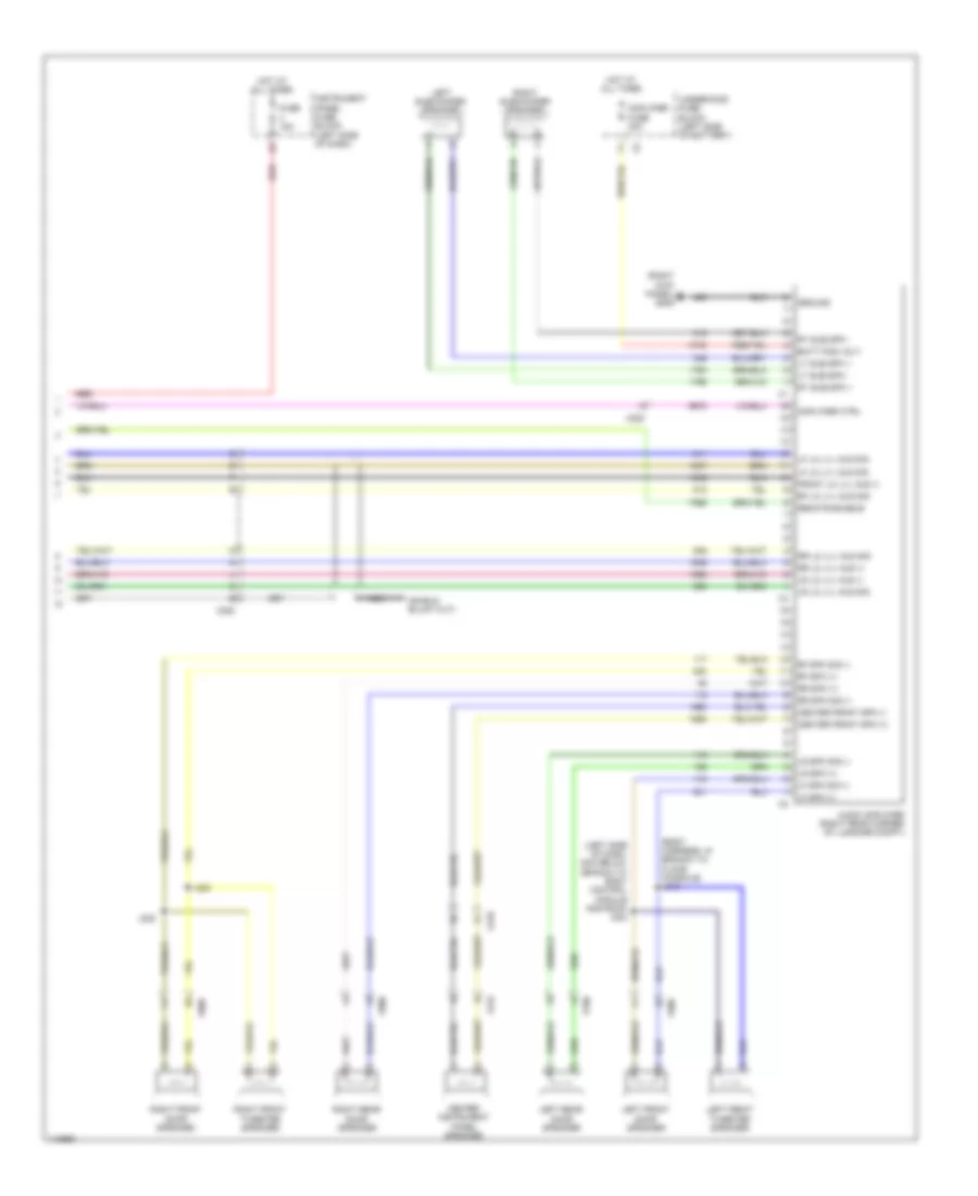 Radio Wiring Diagram, with Amplifier (4 of 4) for Chevrolet Malibu Eco 2014