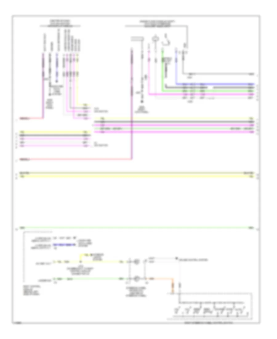 Radio Wiring Diagram, without Amplifier (3 of 4) for Chevrolet Malibu Eco 2014