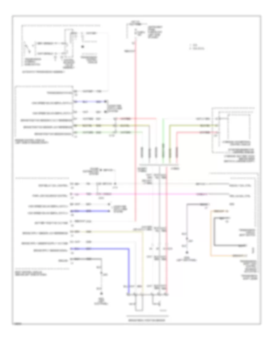 Shift Interlock Wiring Diagram for Chevrolet Malibu Eco 2014
