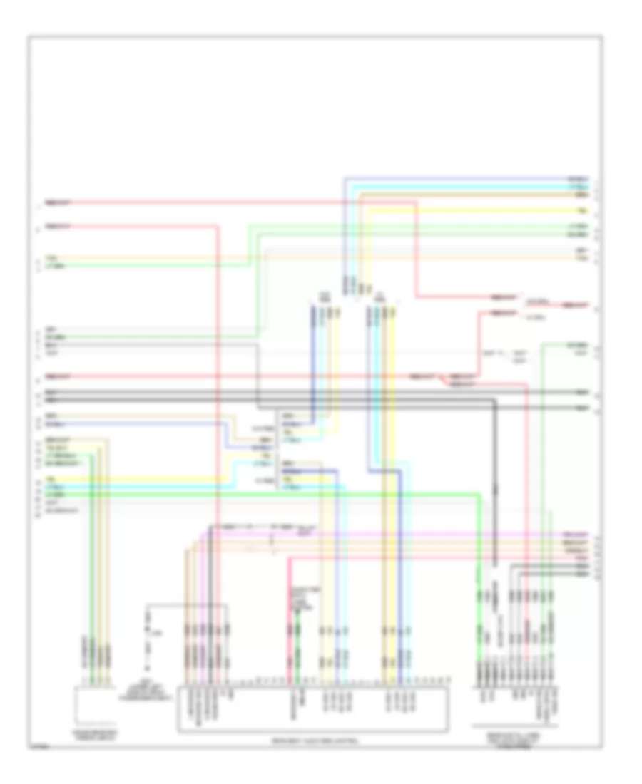 Navigation Wiring Diagram with Y91  without UQA  without UQS 2 of 3 for Chevrolet Suburban C2008 2500