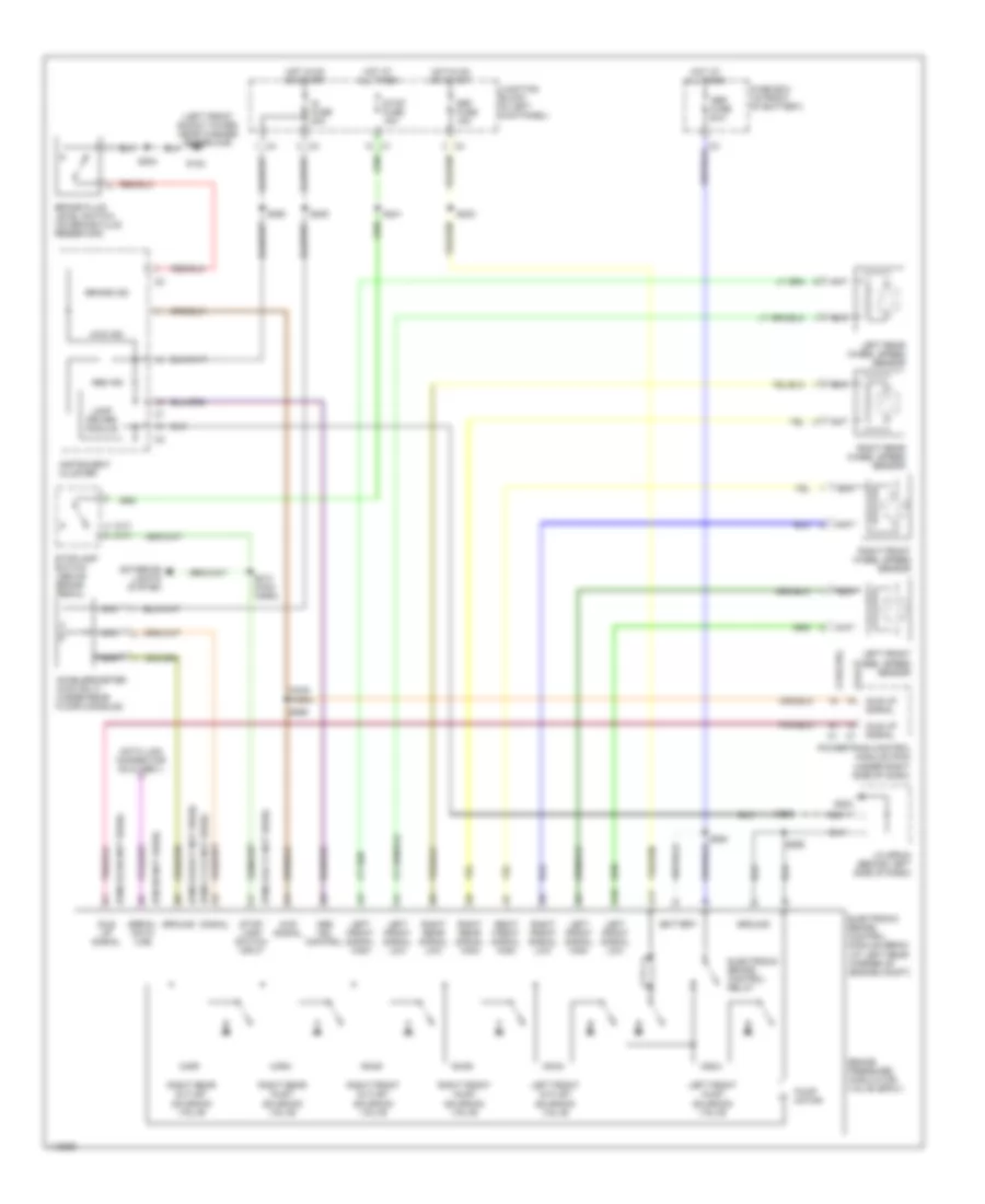 монтажная схема антиблокировочных тормозных систем (шпион) для Chevrolet RV Cutaway G2001 3500