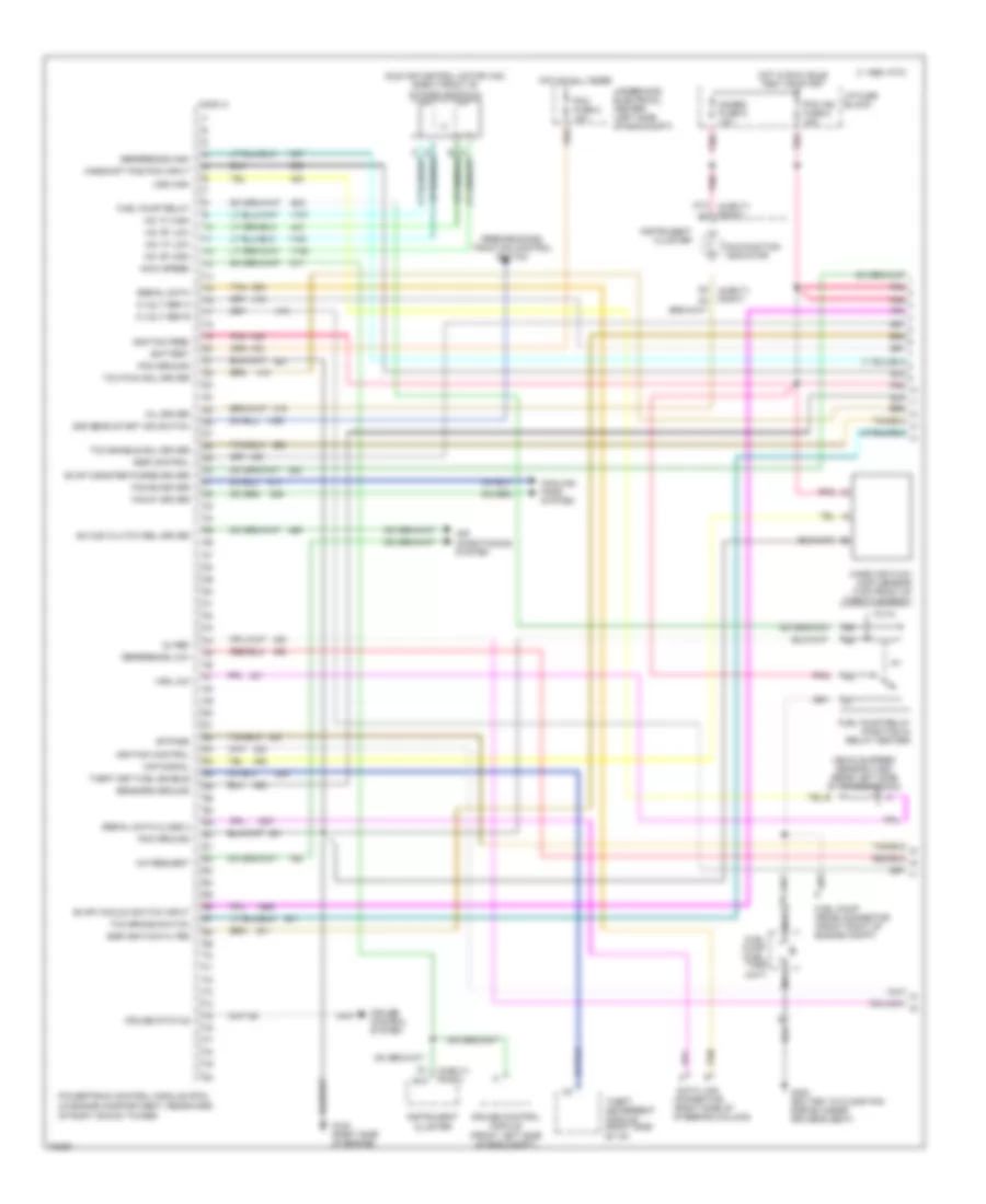 3 8L VIN K Engine Performance Wiring Diagrams 1 of 3 for Chevrolet Camaro 1995