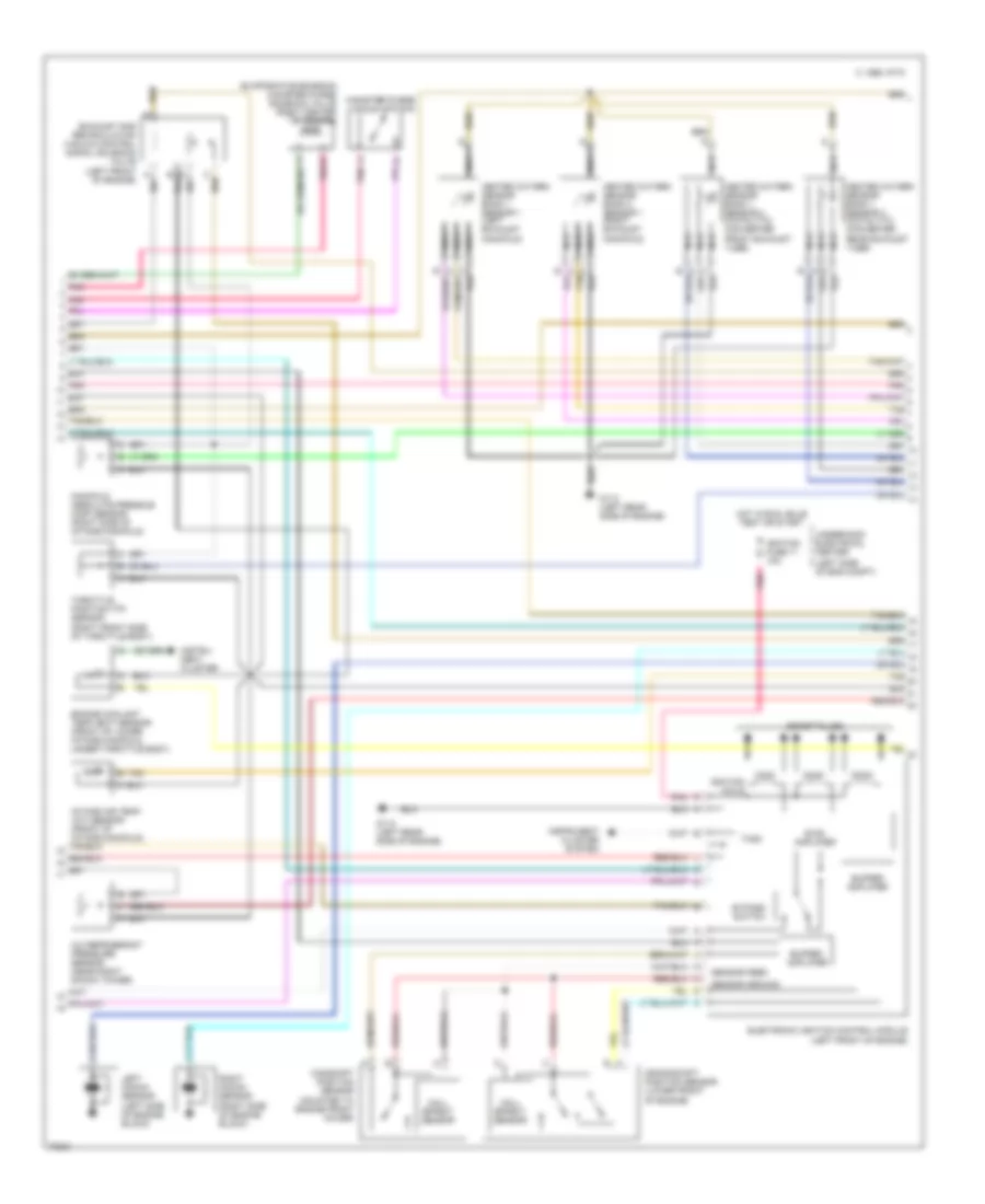 3.8L (VIN K), Engine Performance Wiring Diagrams (2 of 3) for Chevrolet Camaro 1995