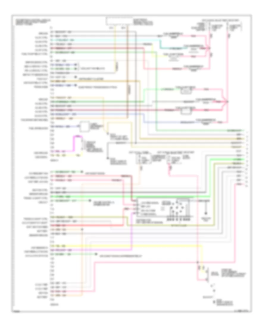 5 7L VIN P Engine Performance Wiring Diagrams 1 of 3 for Chevrolet Camaro 1995