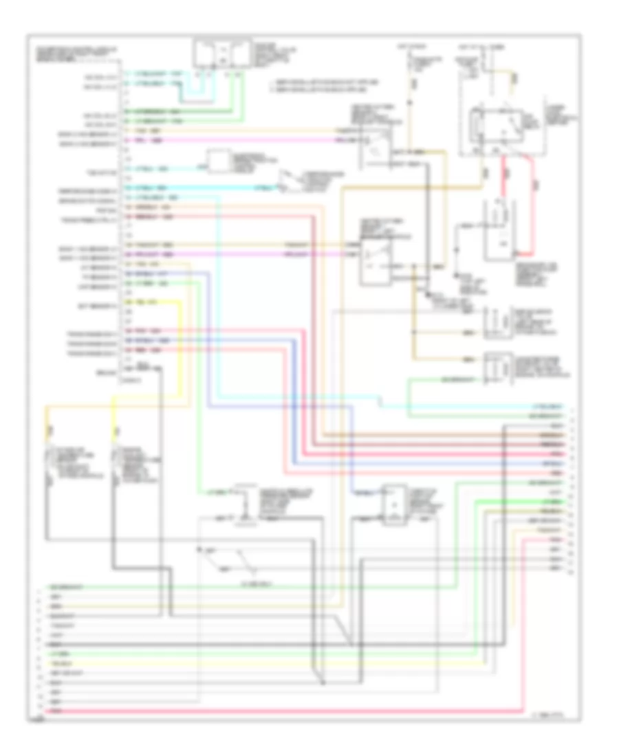 5.7L (VIN P), Engine Performance Wiring Diagrams (2 of 3) for Chevrolet Camaro 1995