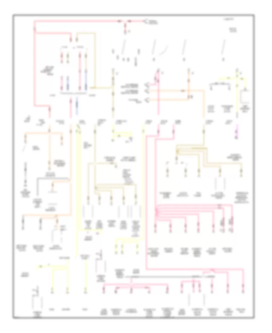 Power Distribution Wiring Diagram 2 of 3 for Chevrolet Camaro 1995