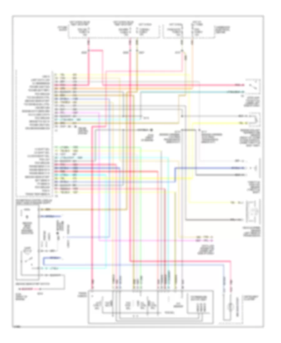 3 8L VIN K Transmission Wiring Diagram for Chevrolet Camaro 1995