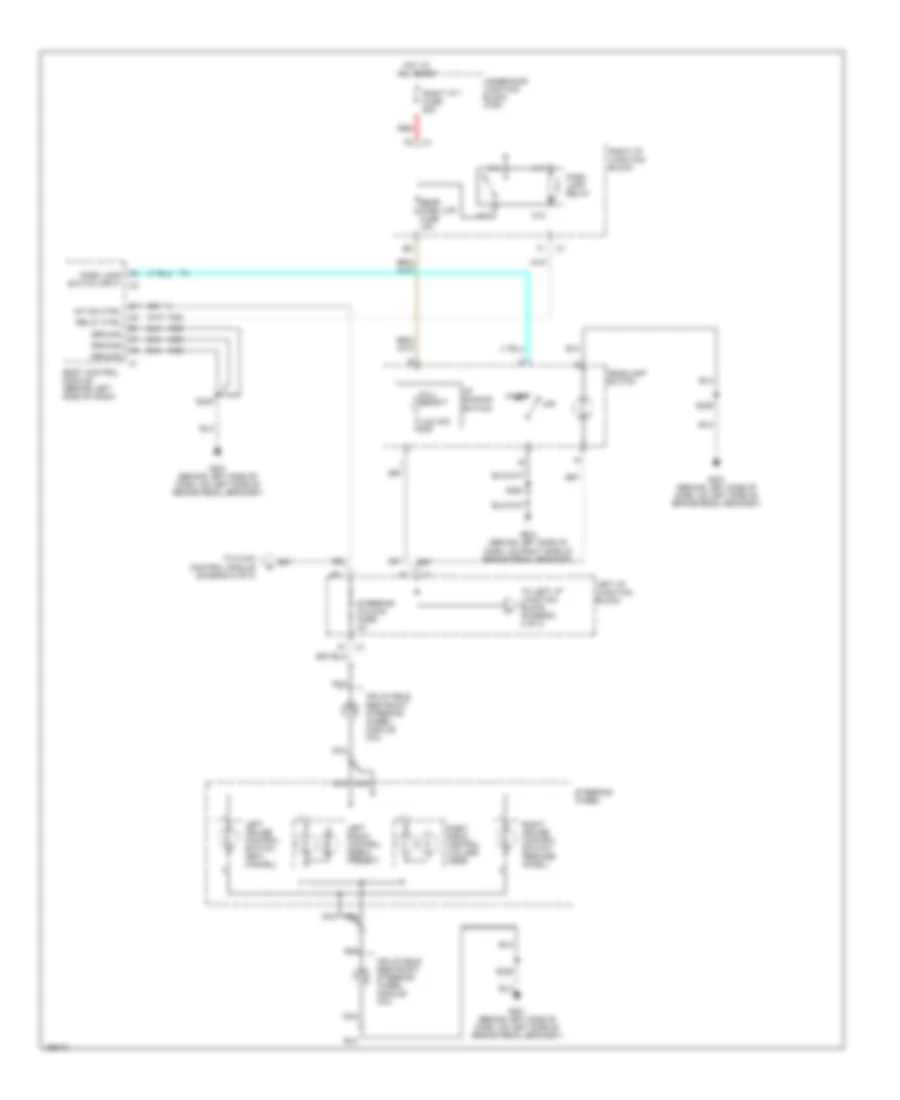 Instrument Illumination Wiring Diagram (1 of 2) for Chevrolet Monte Carlo SS 2002