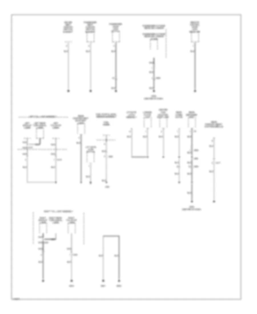Ground Distribution Wiring Diagram (3 of 3) for Chevrolet Spark LT 2013