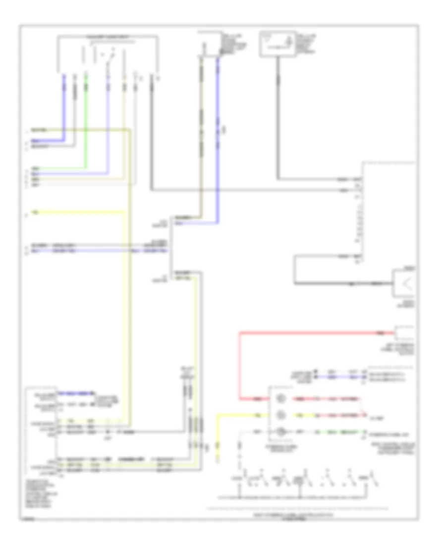 Radio Wiring Diagram 2 of 2 for Chevrolet Spark LT 2013