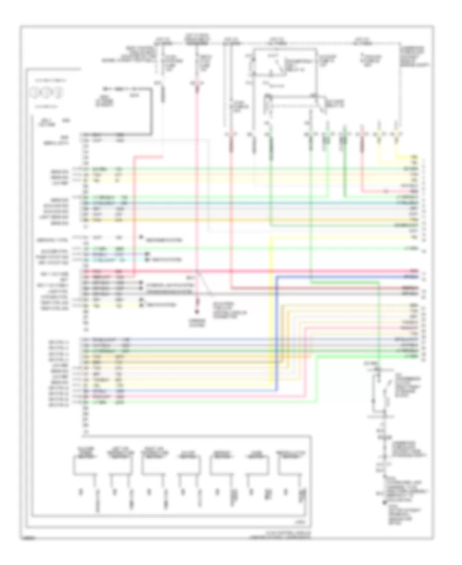 Automatic A C Wiring Diagram 1 of 2 for Chevrolet Corvette Z06 2007
