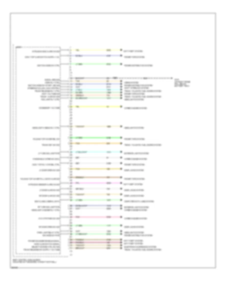 Body Control Modules Wiring Diagram 1 of 4 for Chevrolet Corvette Z06 2007