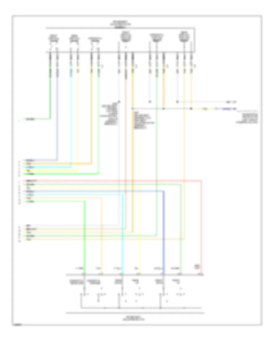 Driver s Memory Seat Wiring Diagram 2 of 2 for Chevrolet Corvette Z06 2007